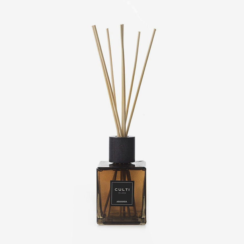 Culti Milano Aramara Home Fragrance Diffuser - Elegant Reed Diffuser for Living Room, Bedroom & Office | Long-Lasting Scented Oil Decor