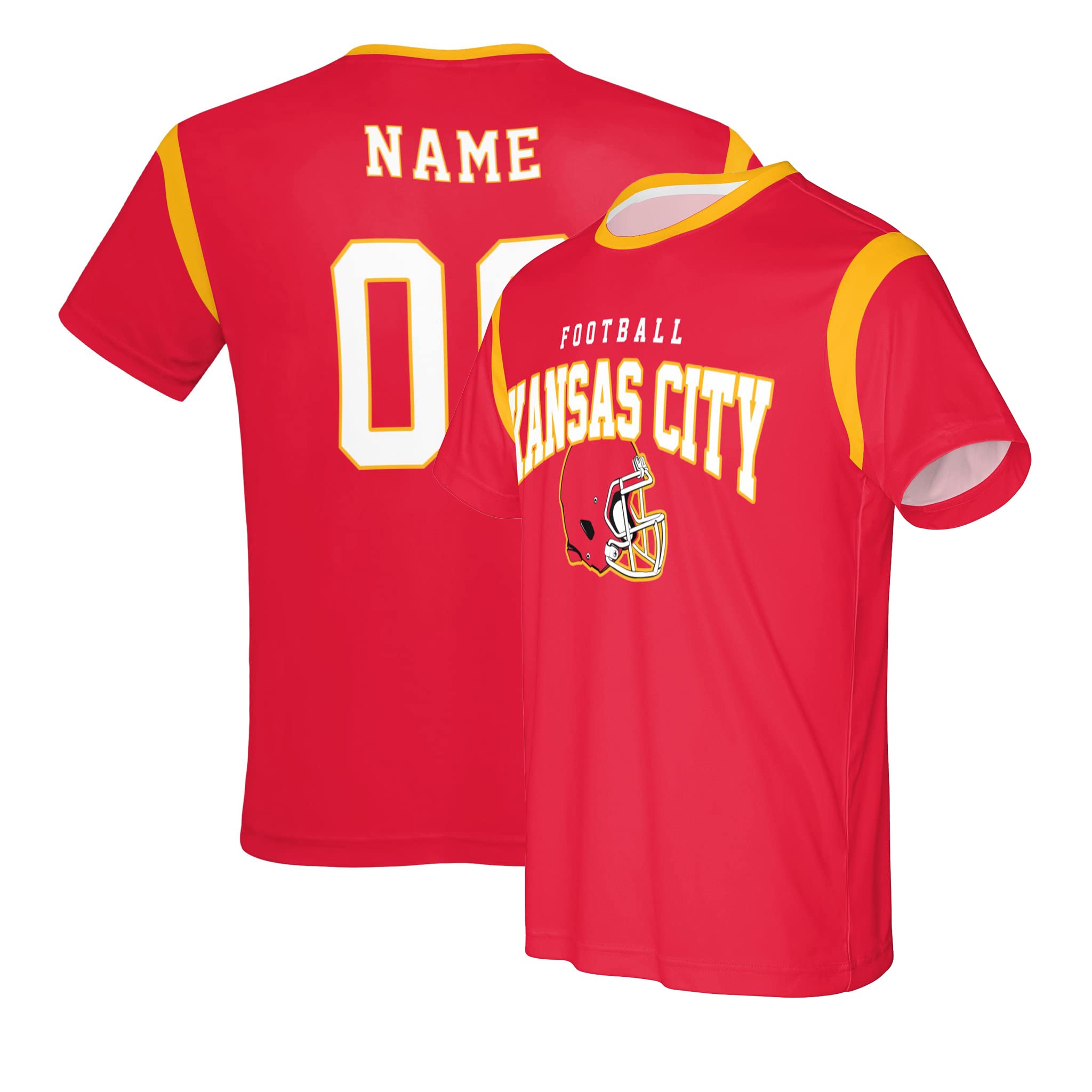 Custom T-Shirts for Men, Women & Kids - Personalized Sports Fan Jerseys with Any Name & Number - Unique Team Apparel for Games, Parties & Gifts - 100% Cotton Comfort Fit