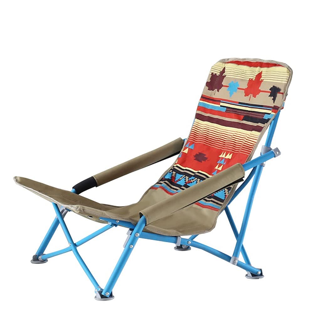 Heavy Duty Folding Camping Chair - Portable Outdoor Chair with Backrest for Beach, Fishing, Hiking & Backyard Relaxation - Strong & Durable for Camping, Travel & Home Use