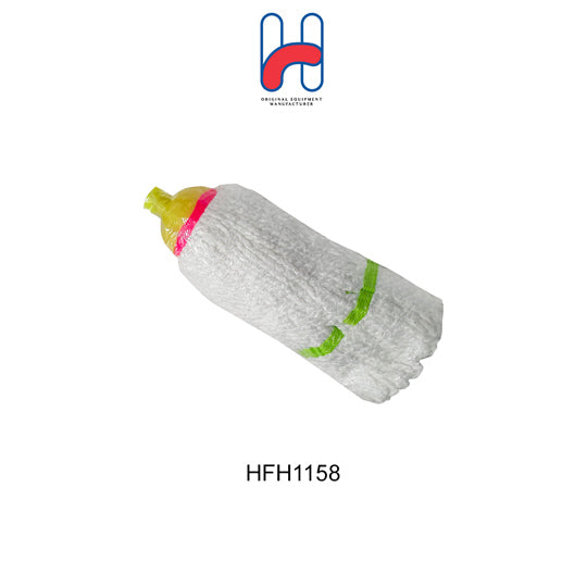 Circular Microfiber Mop Head 250g (HFH1158H) - Heavy Duty Cleaning for Floors, Tiles & Hardwood - Perfect for Homes, Offices & Commercial Use