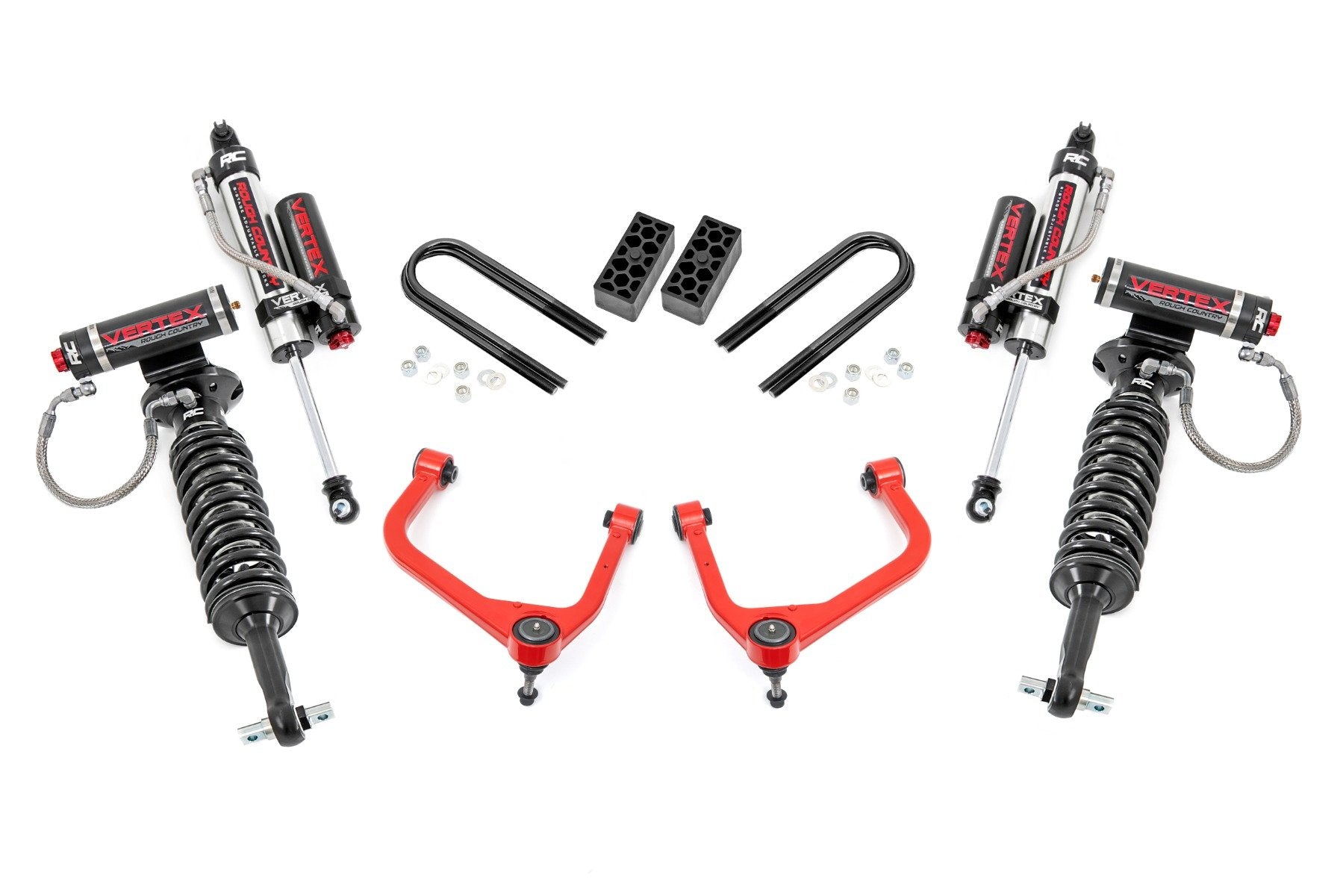 Vertex 3.5 Inch Lift Kit for Chevy Silverado 1500 2WD/4WD (2025) - 110450RED | Off-Road Suspension Upgrade for Enhanced Performance & Ground Clearance