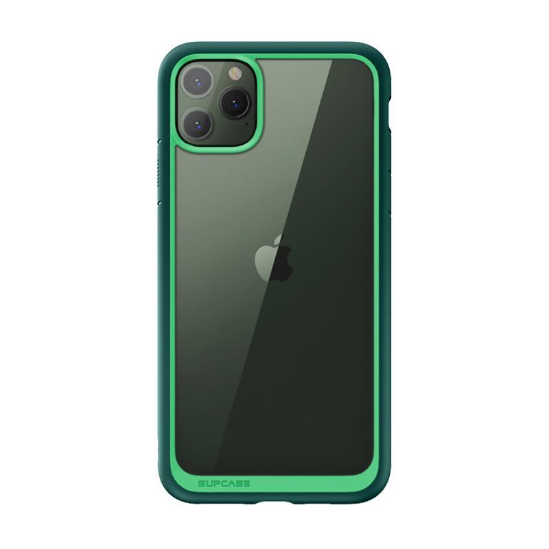 Apple iPhone 11 Pro Max 6.5 Inch Shockproof Case - Unicorn Beetle Style Clear Protective Cover with Green Accents | Perfect for Outdoor Activities, Travel & Daily Protection