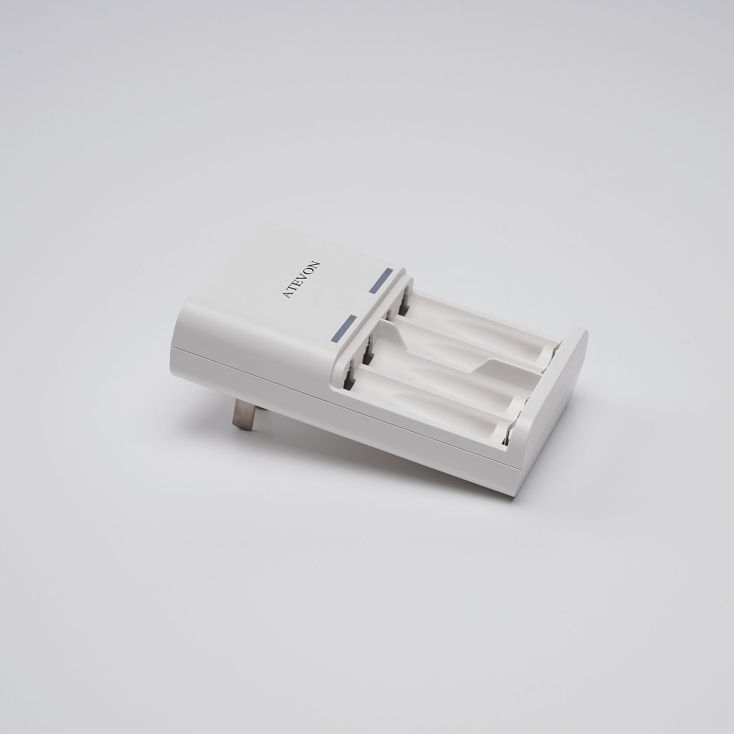 3 Bay AA AAA Battery Charger - Fast USB Charging for Rechargeable Batteries with Independent Slots | Perfect for Cameras, Toys, and Home Electronics