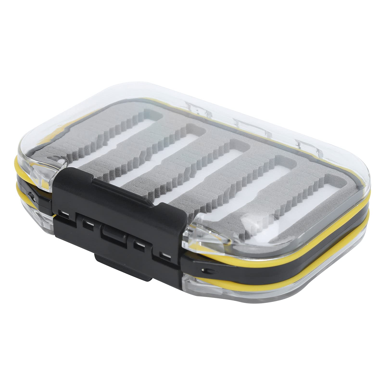 **CUTULAMO Double Sided Fly Fishing Lure Box - Lightweight Plastic Tackle Storage with Buckle Design for Hooks, Flies & Fishing Accessories - Perfect for Fly Fishing, Bass Fishing & Outdoor Adventures**