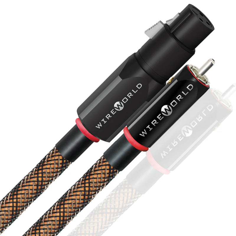 Wireworld Eclipse 10 Balanced XLR Audio Interconnect Cables - High-End Professional Studio & Home Theater Sound Connection for Audiophiles