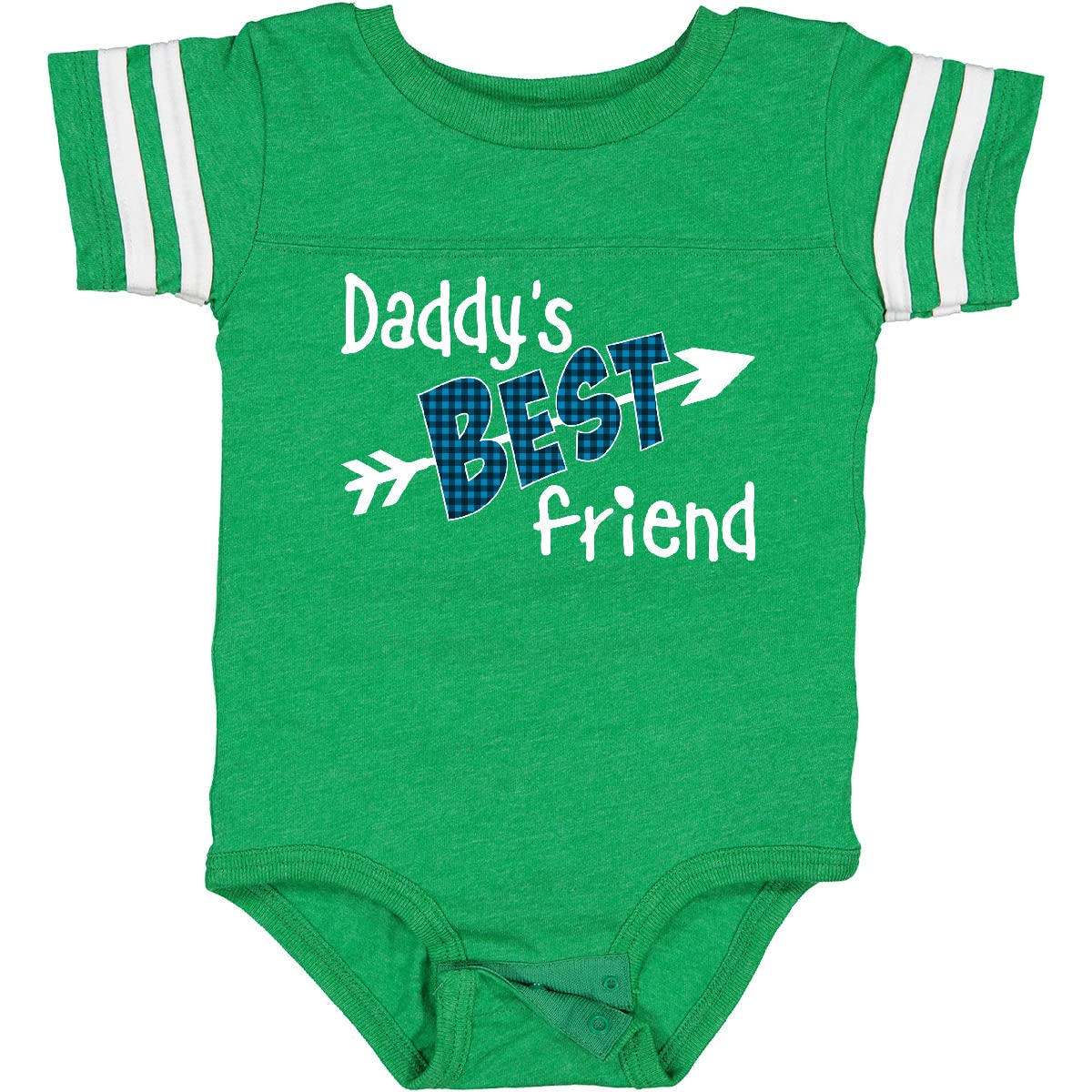 Inktastic Daddy's Best Friend Arrow & Plaid Letters Baby Bodysuit - Perfect for Family Photos, Baby Showers, and Casual Outings