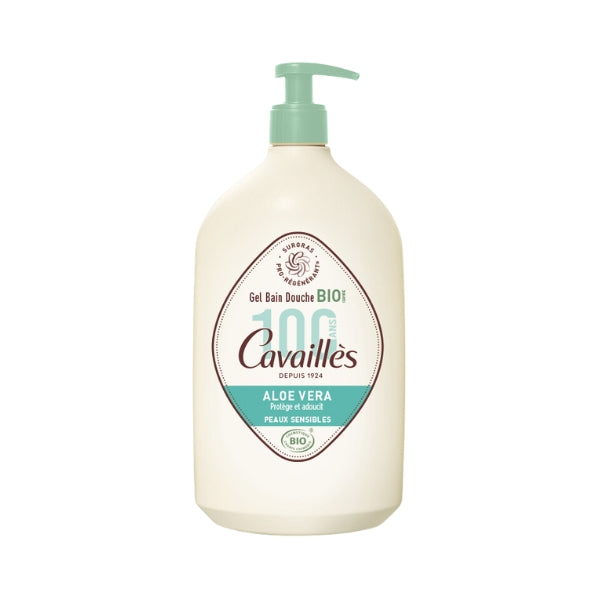 Organic Certified Aloe Vera Shower Gel - Hydrating & Soothing for Dry & Sensitive Skin - Perfect for Daily Use & Spa Relaxation
