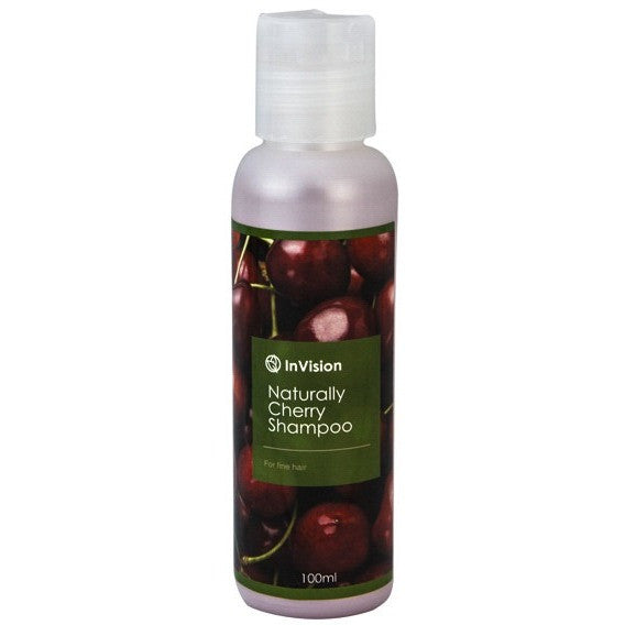 InVision Cherry Shampoo for Color-Treated Hair - Sulfate-Free & Moisturizing Hair Care - Perfect for Dry, Damaged Hair at Home or Salon Use