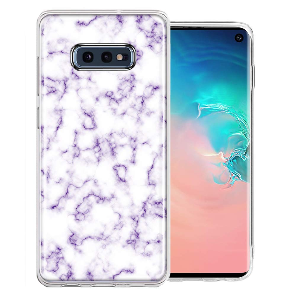 Samsung Galaxy S10e Purple Marble Phone Case - Stylish Protection for Daily Use