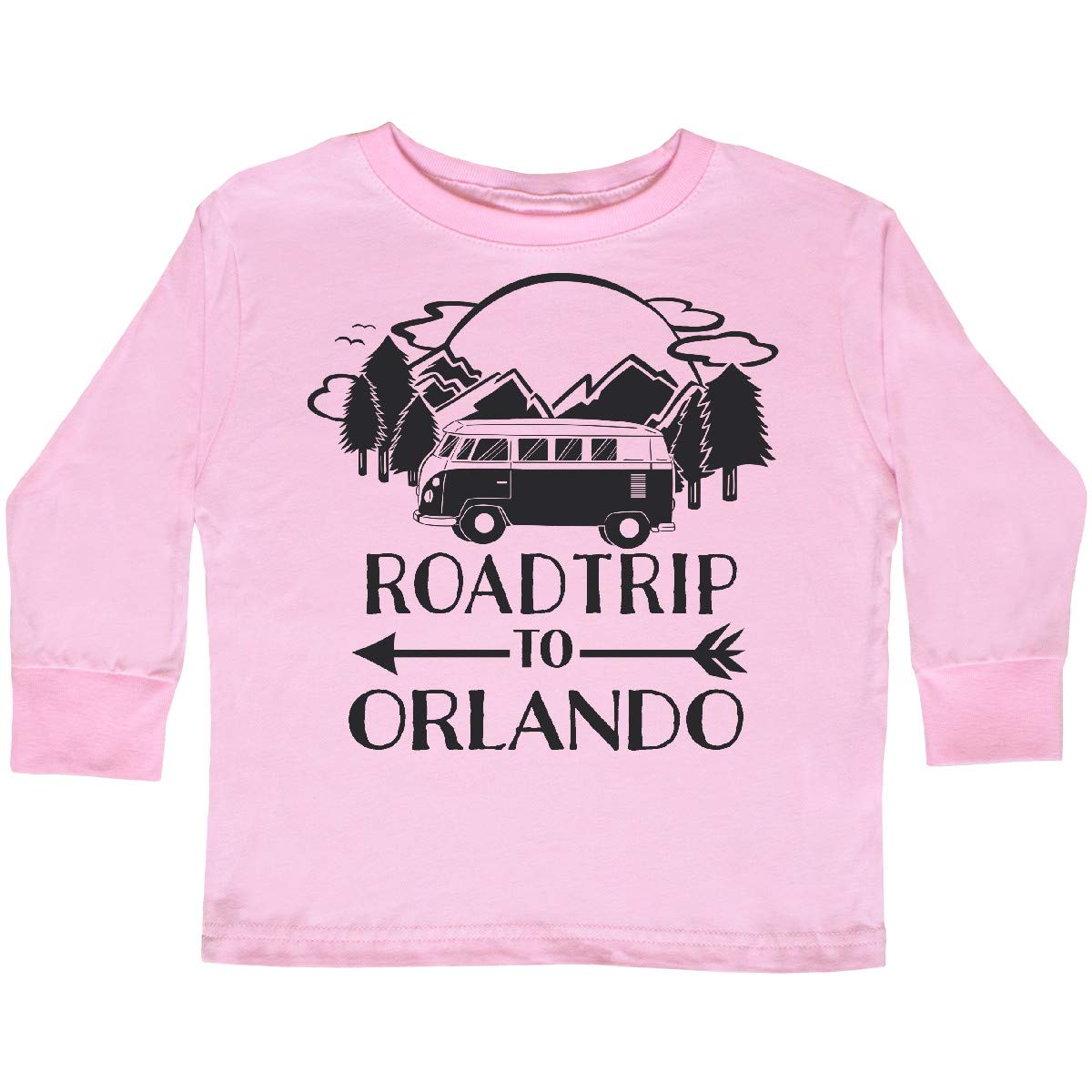 Road Trip to Orlando Toddler T-Shirt - Long Sleeve Travel Outfit