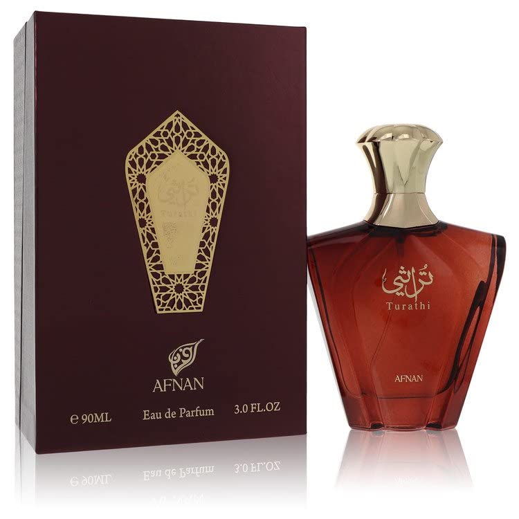 Afnan Turathi Brown Cologne for Men - 3 oz Eau De Parfum Spray | Long-Lasting & Comfortable Fragrance | Perfect for Daily Wear, Office & Special Occasions