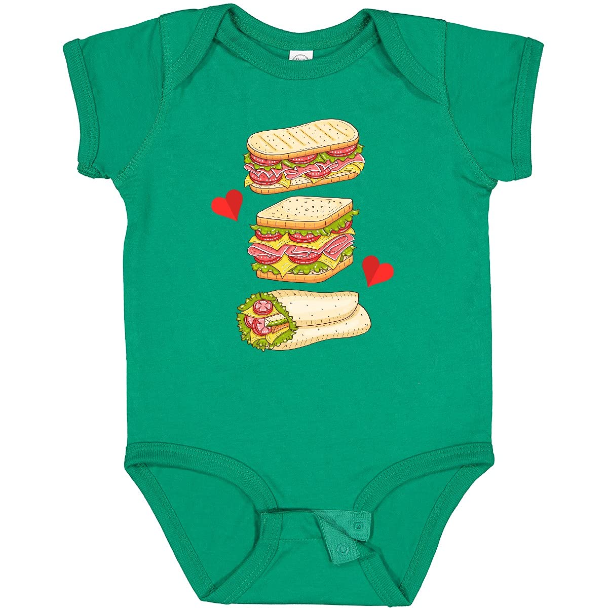 Inktastic Sandwich Lover Deli Food Baby Bodysuit - Cute Unisex Infant Onesie for Foodie Parents - Perfect for Family BBQ, Picnic & Deli Outings
