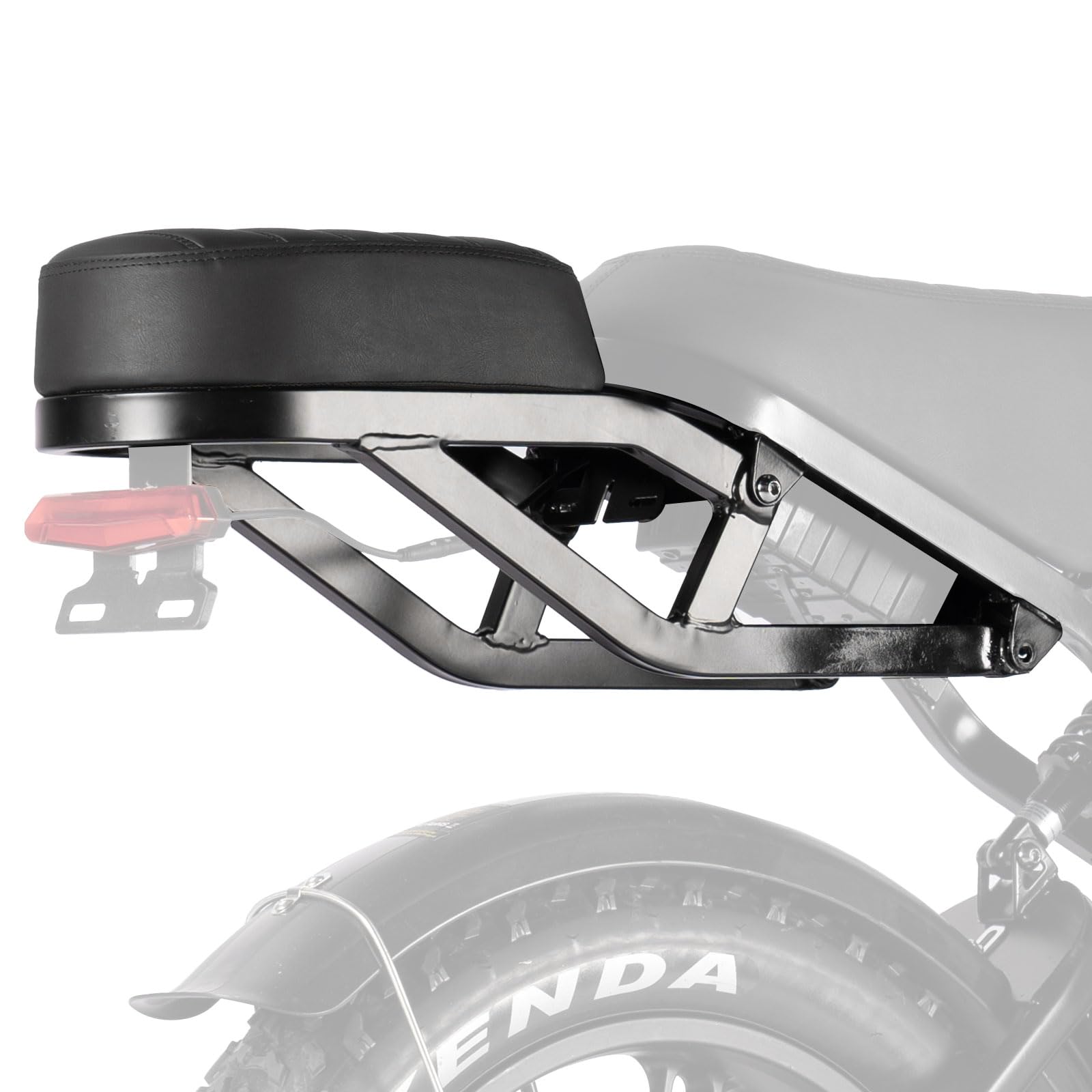 V20 4.0 Electric Bike Rear Rack - 55 LB Heavy Duty Cargo Carrier for E-Bikes | Perfect for Commuting, Grocery Hauling & Outdoor Adventures