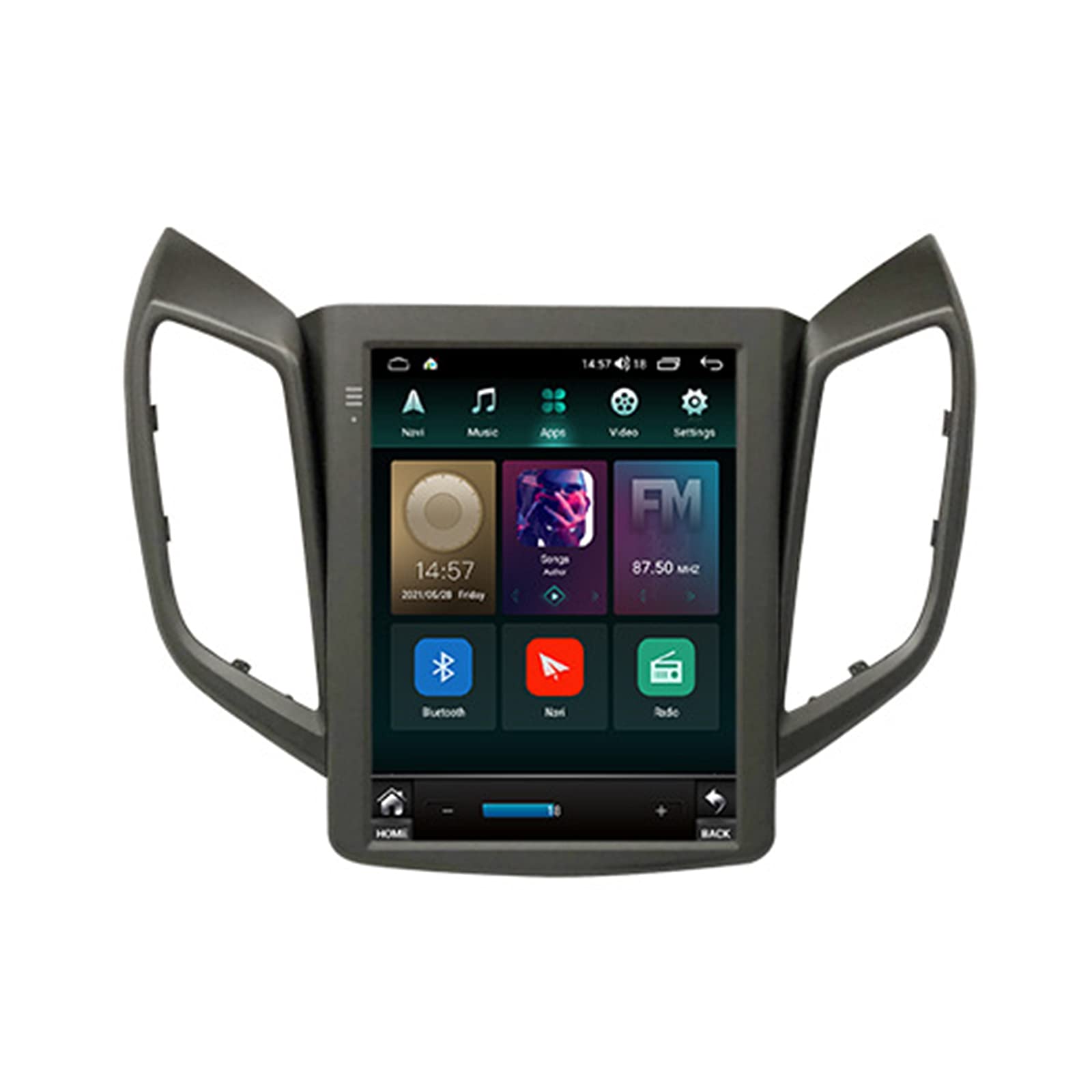 9.7 Inch IPS Tesla-Style Android 11 Car Stereo - Touch Screen In-Dash Head Unit with Navigation, Bluetooth, Steering Wheel Controls & Rear View Camera for Changan EADO 2016-2020 | Upgrade Your Car Entertainment System for Safer Driving & Better Navigation