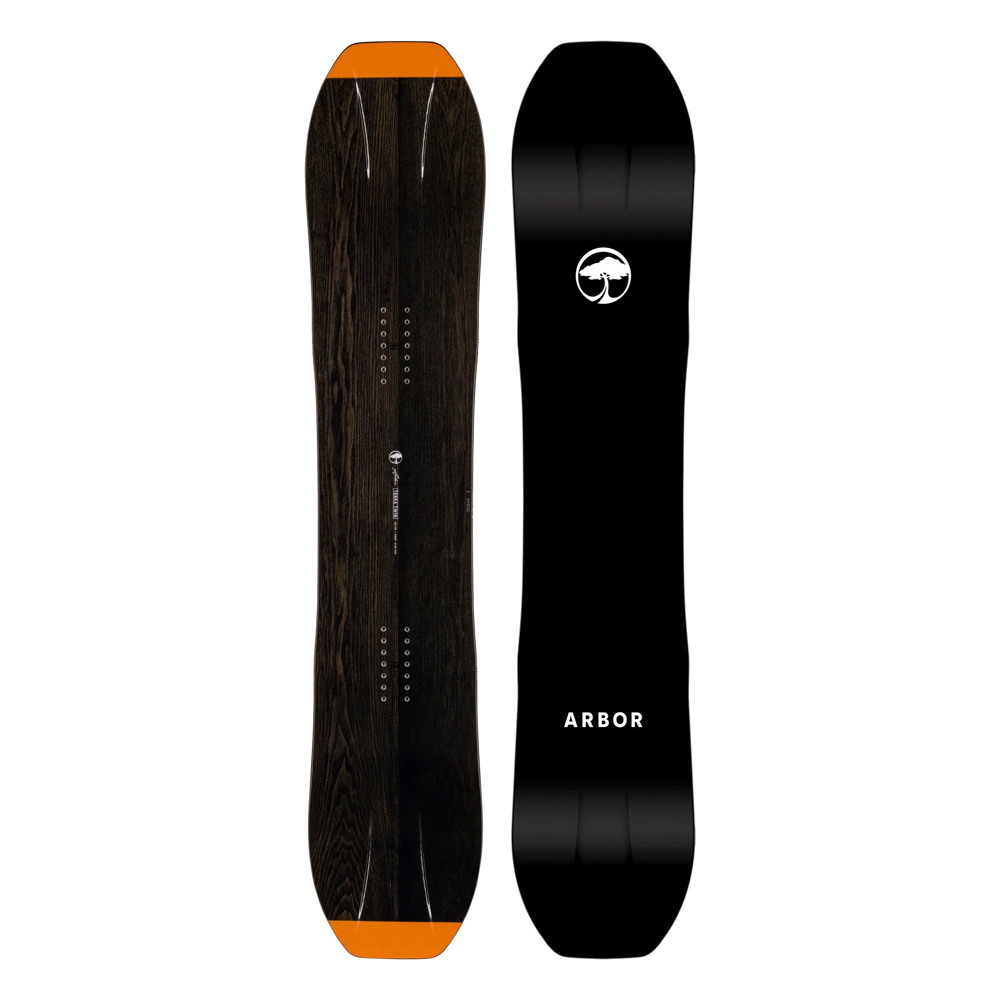 Arbor Terratwin Camber Snowboard 2025 - All-Mountain Freestyle Snowboard for Men & Women | Perfect for Powder, Park & Groomed Runs