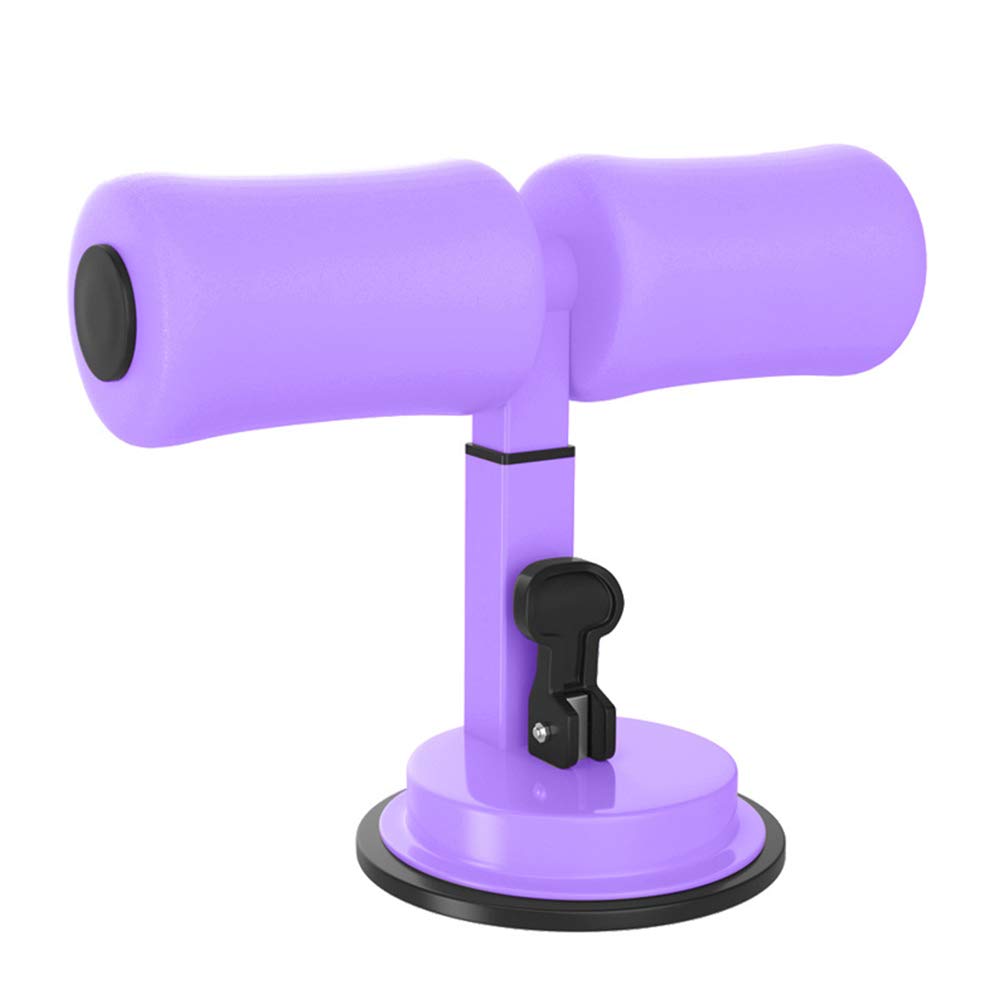 Kathleen0 Sit-Up Assist Device - Portable Abdominal Trainer for Home Gym, Core Workout & Weight Loss - Non-Slip Suction Cup Design (Purple) - Perfect for Home Fitness, Office Workouts & Postpartum Recovery