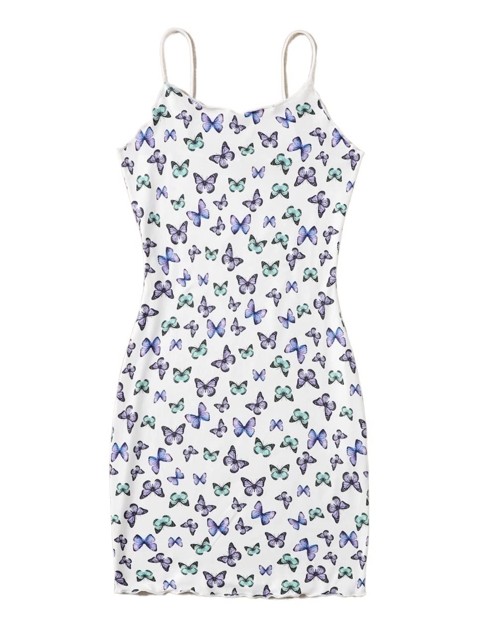 2022 Summer Dresses for Women - Floral Butterfly Print Maxi Dress | Beach Vacation, Date Night & Casual Outfit