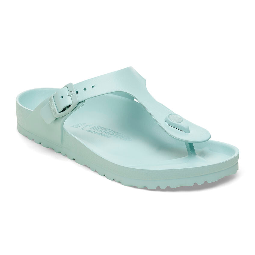 Birkenstock Women's Gizeh Essentials EVA Sandals - Comfortable Flip Flops for Women, Lightweight Beach Sandals in Surf Green | Perfect for Summer, Vacation & Casual Wear