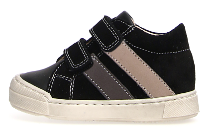 Falcotto Kids' Gazer Fashion Sneakers for Boys & Girls - Black/Anthracite | Comfortable School Shoes & Playtime Sneakers for Active Children