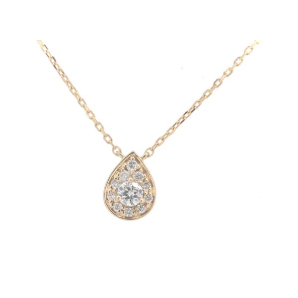 4°C K18 Yellow Gold Diamond Necklace for Women - Preowned in Excellent Condition | Elegant Gift for Anniversary, Valentine's Day & Special Occasions