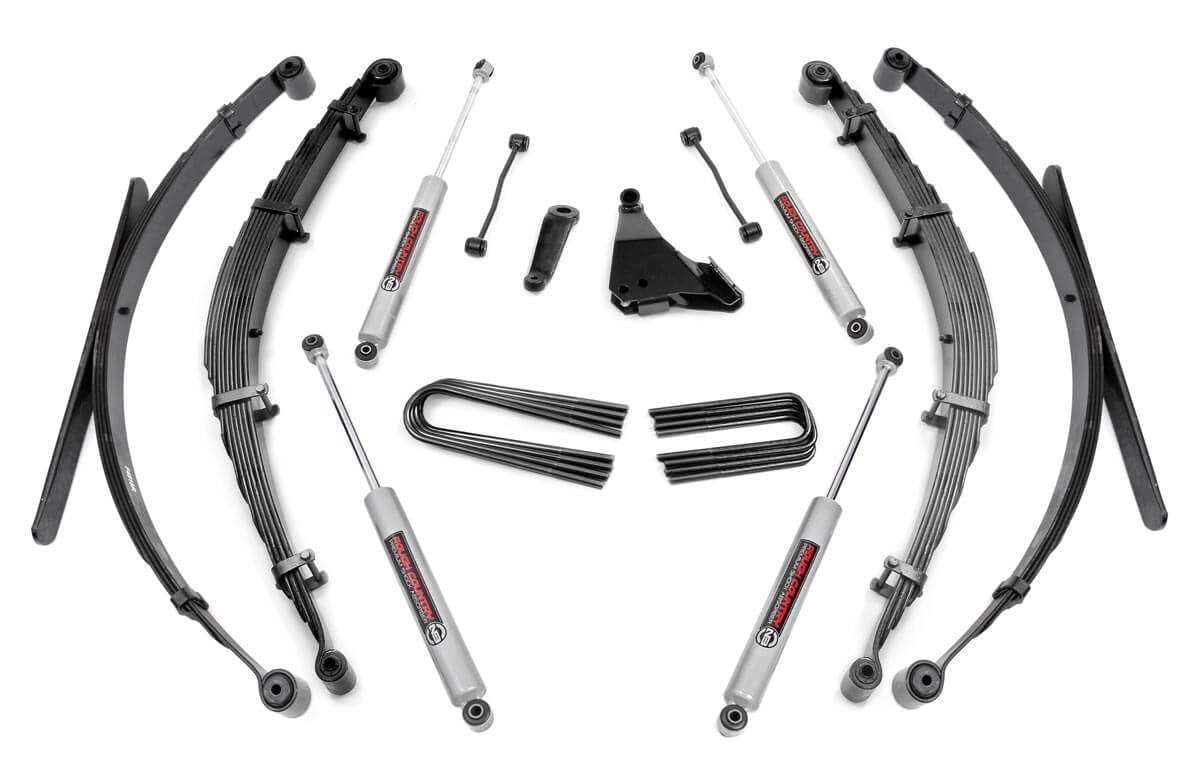 6 Inch Lift Kit for Ford F-250/F-350 Super Duty 4WD (1999) - Heavy Duty Rear Springs Part# 49230 | Off-Road Upgrade for Enhanced Ground Clearance & Towing Capacity