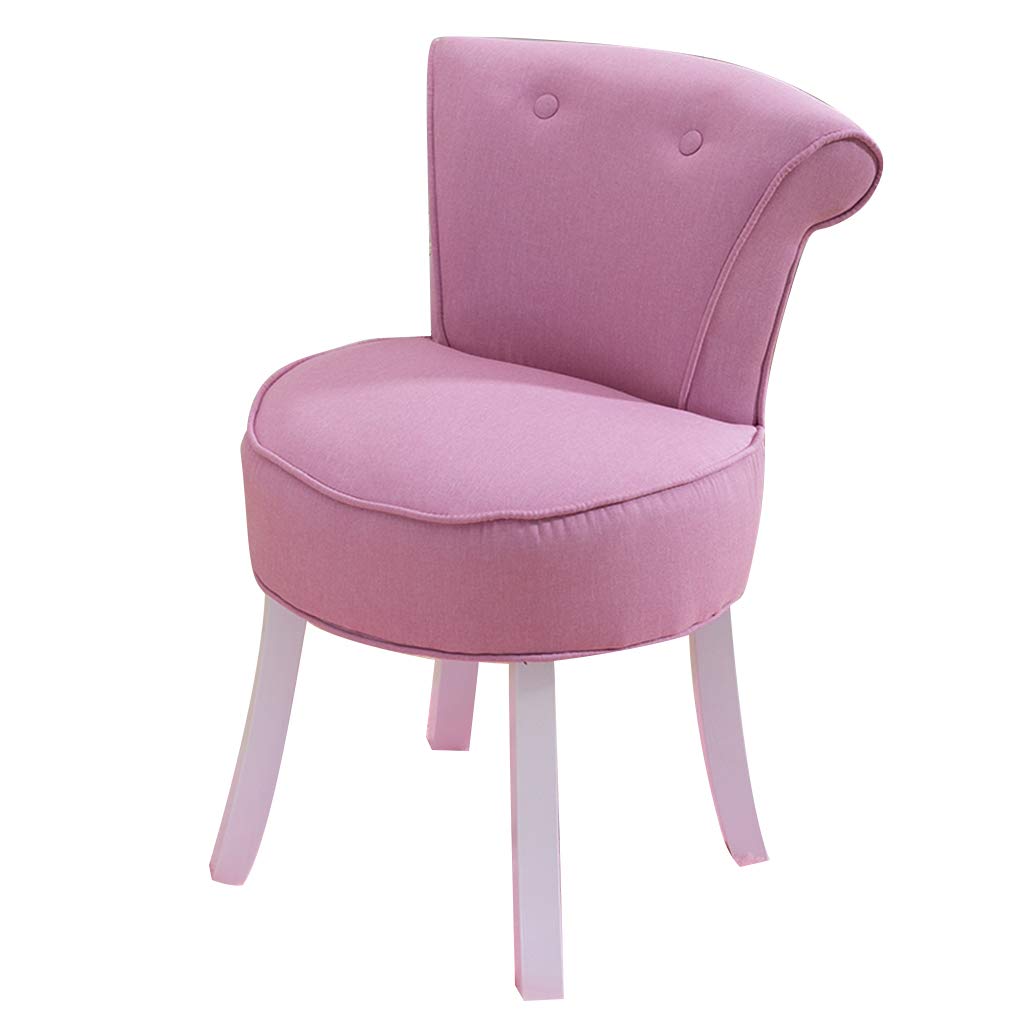 Luxury Velvet Vanity Bench with High Back & Solid Wood Legs - Padded Makeup Stool, Baroque Dressing Chair for Bedroom, Boudoir, or Piano Room - Elegant Cushioned Seat for Women's Dressing Table & Lounge Area