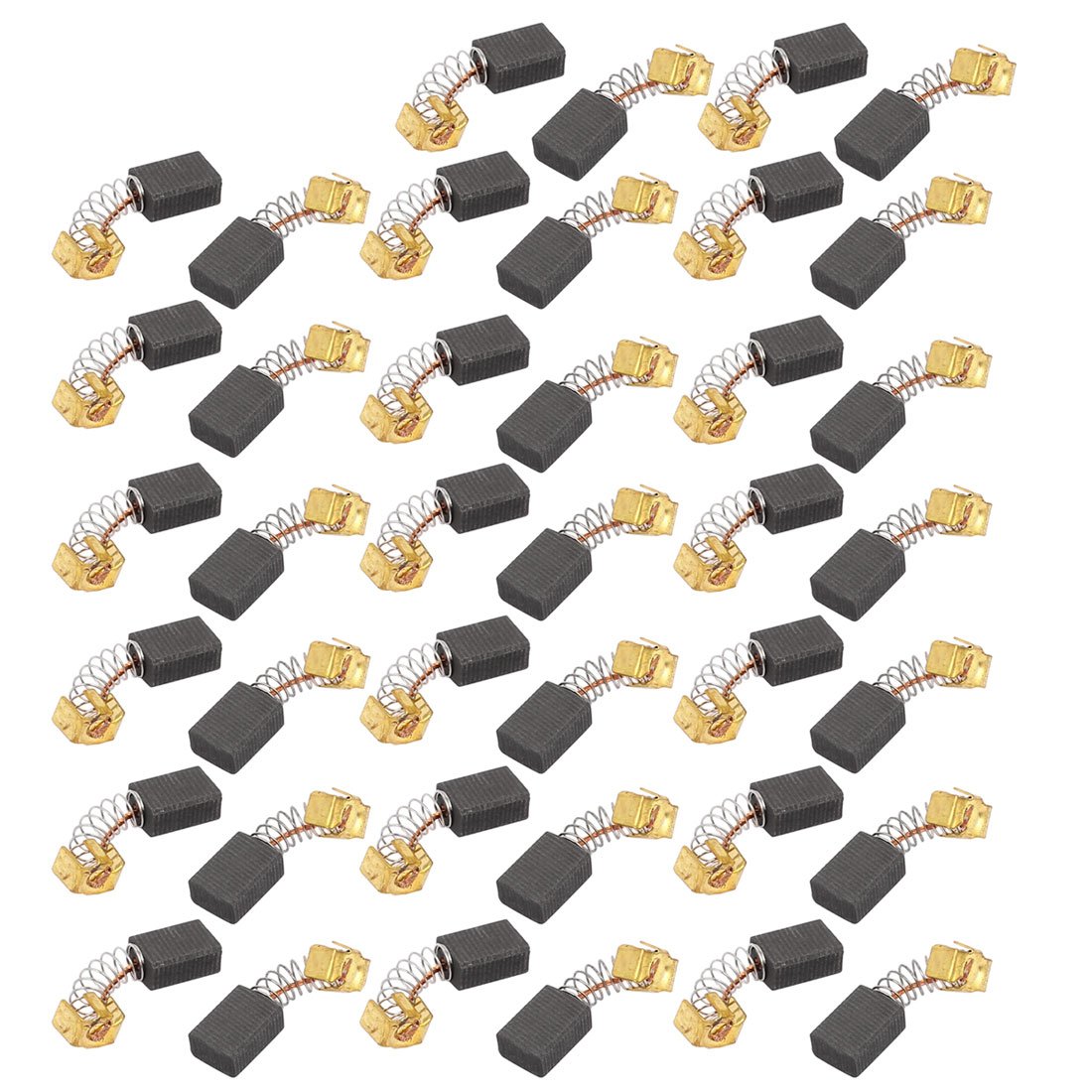 20 Pairs 26x11x7x5mm Carbon Brushes for Electric Hammer Drill Motor - Replacement Power Tool Accessories for DIY, Construction & Home Repair Projects