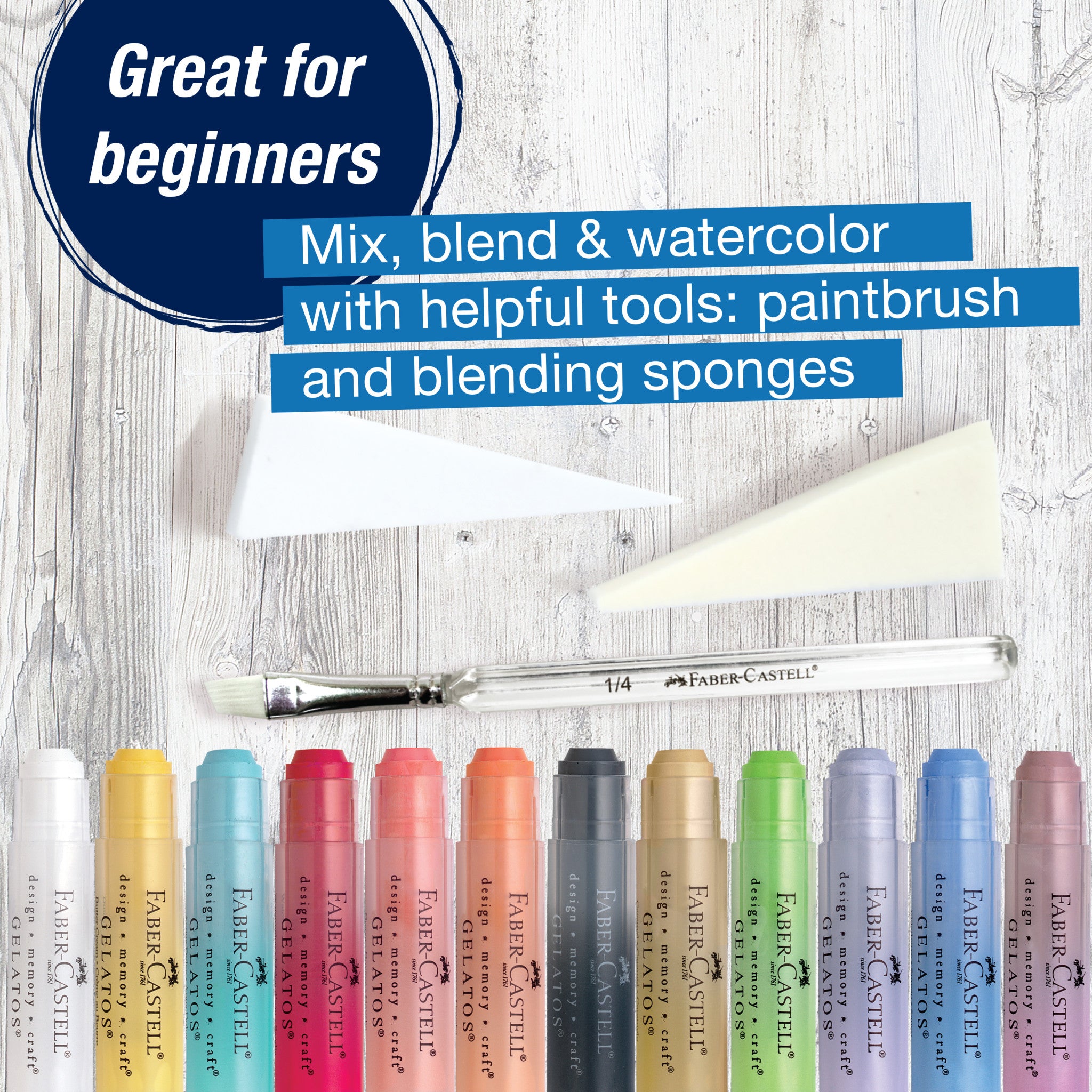 15-Piece Gelatos & Pastels Art Set - Premium Soft Pastel Crayons for Drawing, Sketching & Coloring | Perfect for Artists, Students & DIY Craft Projects #770168