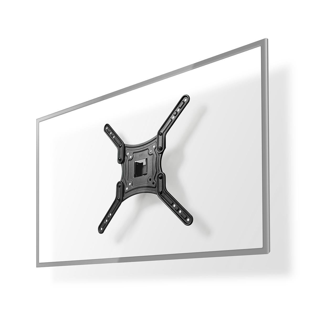 Universal TV Wall Mount Bracket - Swivel & Tilt for 23-55 Inch Screens, Max Load 40kg, Single Arm - Perfect for Living Room & Bedroom