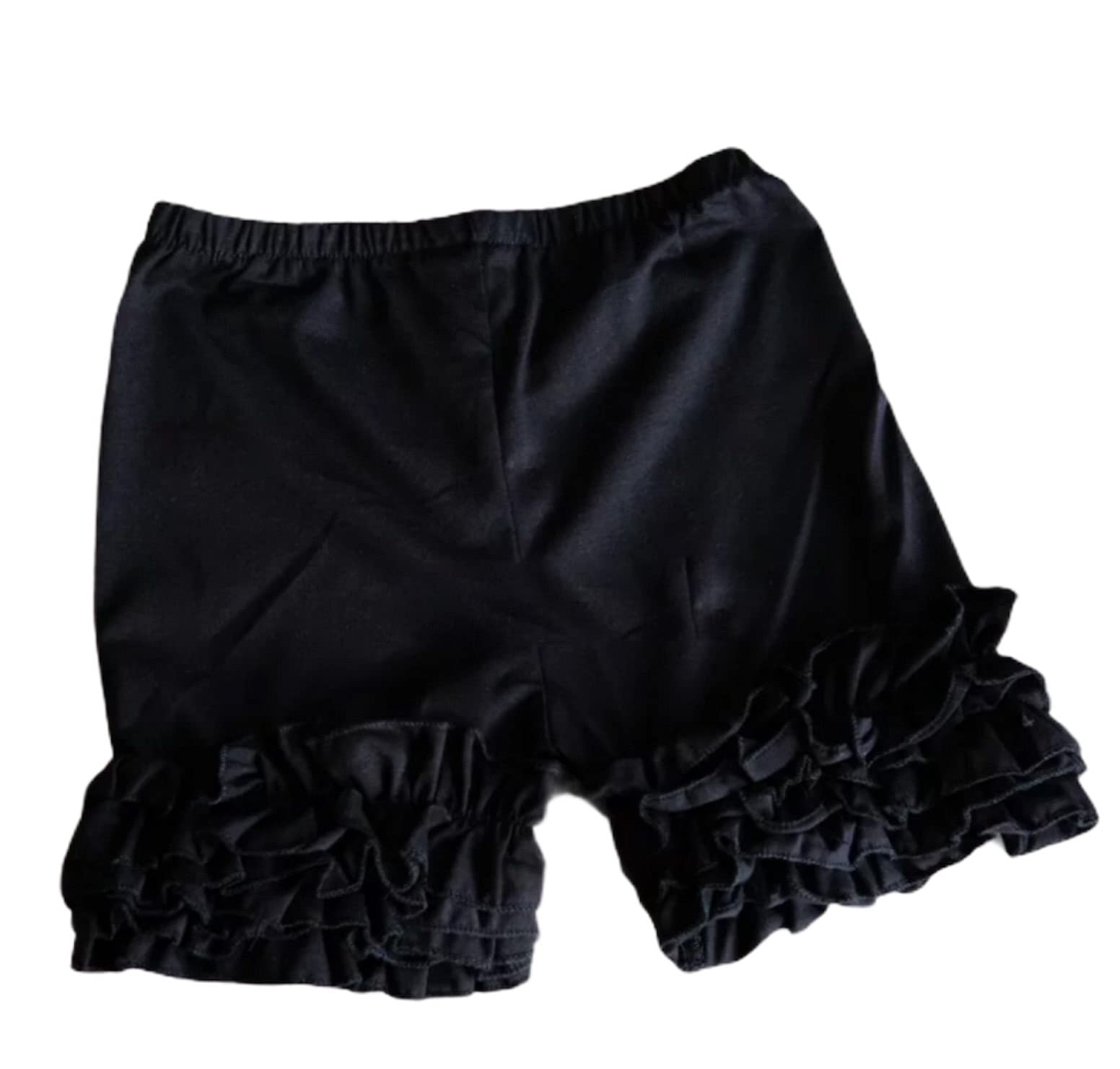 Girls Icing Ruffle Shorts - Cute Lace Trim Ruffle Shorties for Toddlers & Kids - Perfect for Birthday Parties, Photo Shoots & Summer Outfits