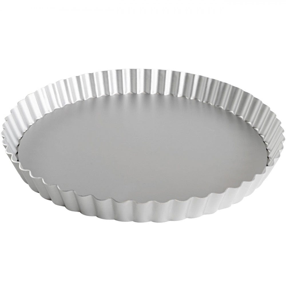Fat Daddio's Fluted Tart Pan - 9 Inch Non-Stick Baking Dish for Pies, Tarts & Quiches | Perfect for Home Bakers & Professional Chefs | Great for Holidays, Dinner Parties & Dessert Making