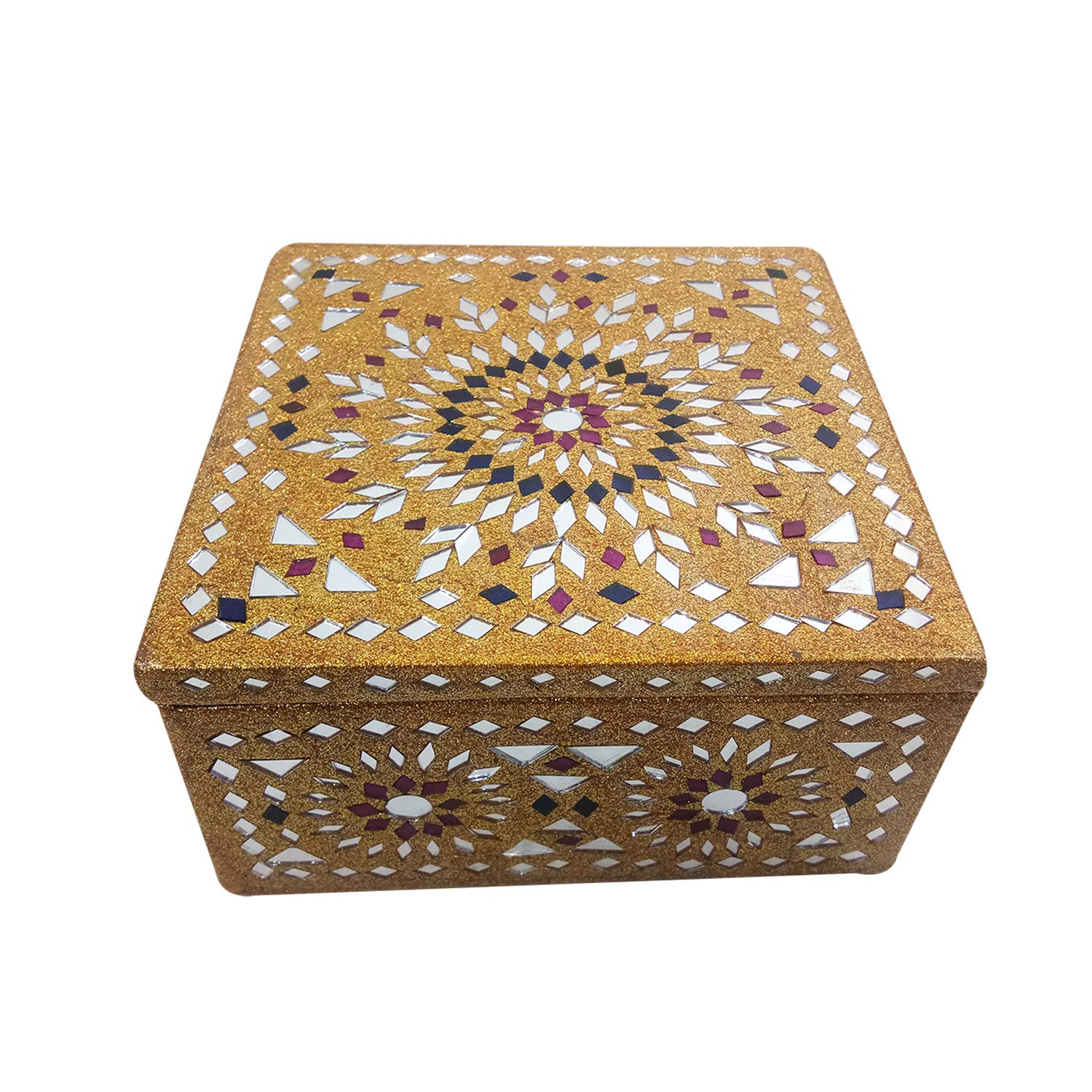 Handmade Jewelry Organizer Box - Premium Wooden Jewelry Storage Box for Women | Award-Winning Indian Artisan Crafted | Perfect for Travel, Home Decor & Gift Giving