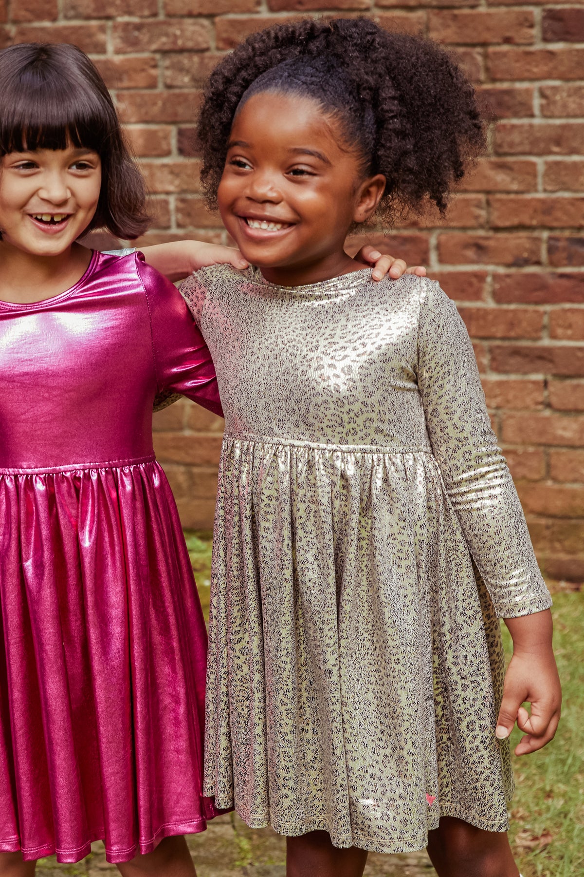 **Pink Chicken Liza Leopard Print Girls Dress - Size 12 - Cute & Stylish Outfit for Parties, School, and Playtime**