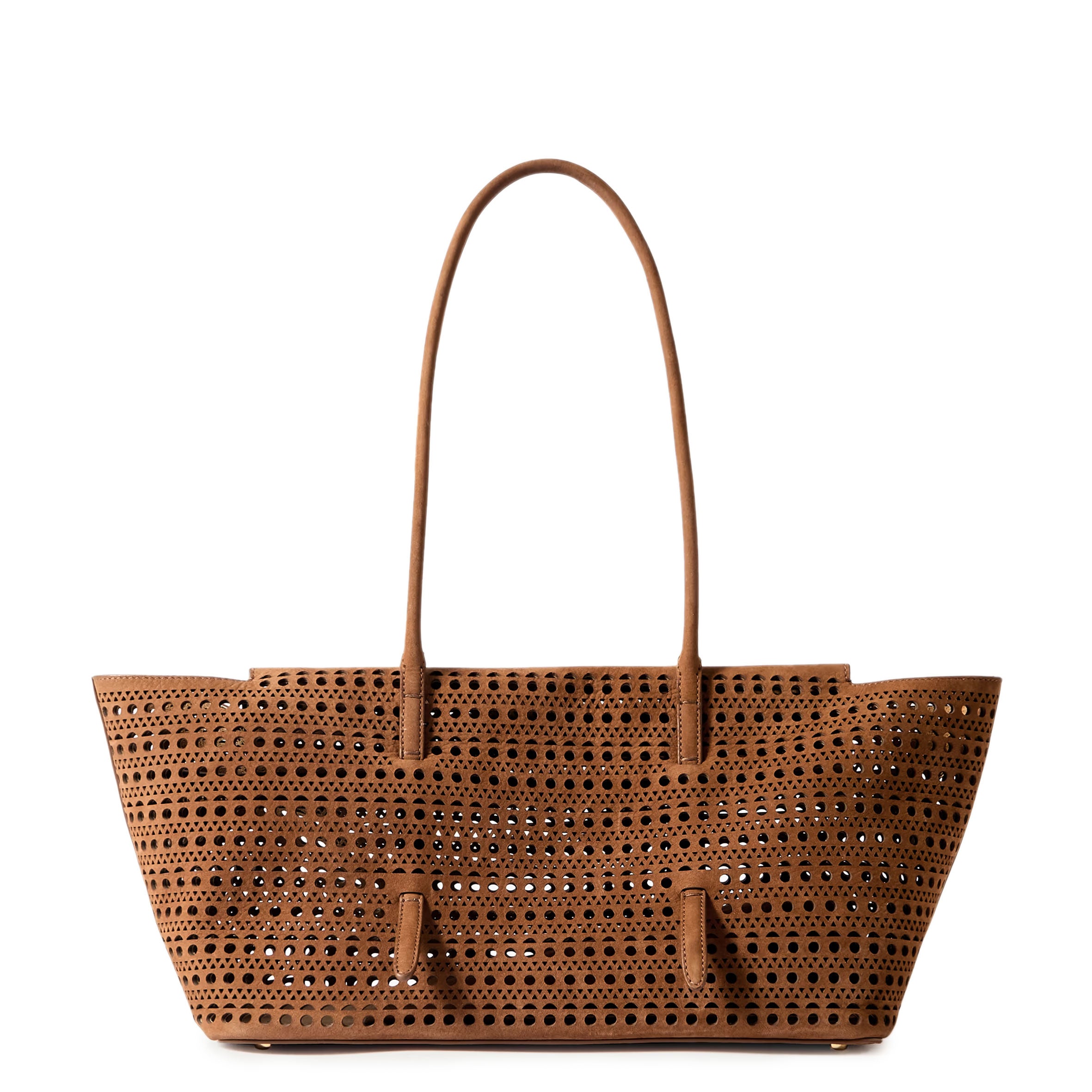 New Mina 32-inch Vienne Nubuck Leather Handbag in Terre De'Ombre - Stylish Crossbody Purse for Women, Perfect for Work, Travel & Everyday Use