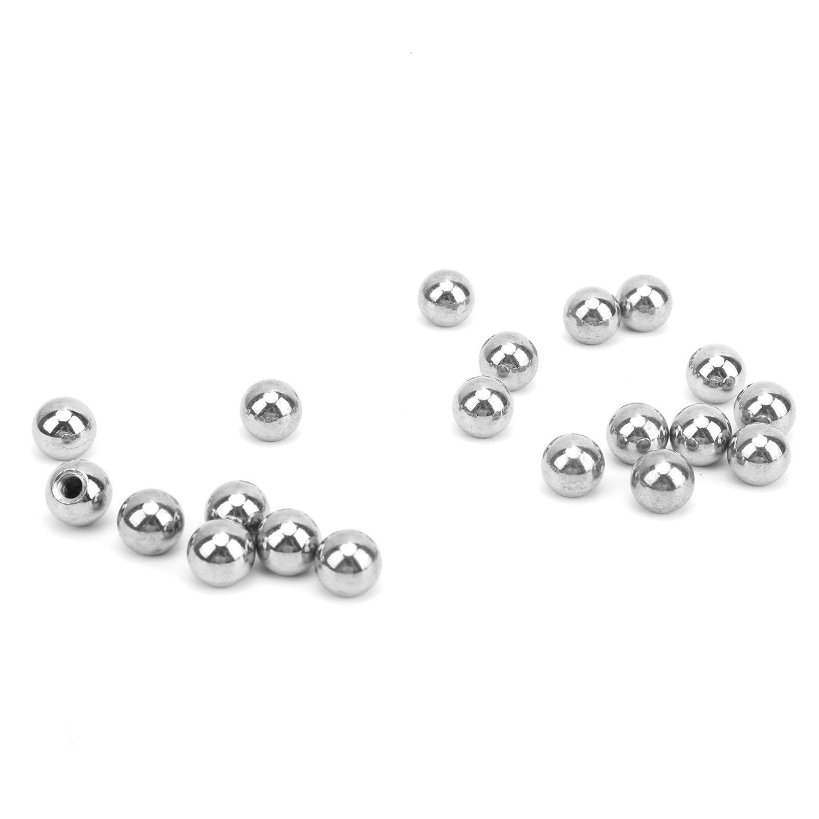 20Pcs M4 Threaded Magnetic Ball Joints for 3D Printers - Industrial Strength Fasteners for Robotics, CNC Machines & DIY Projects | Perfect for Building Modular Structures & Mechanical Assemblies