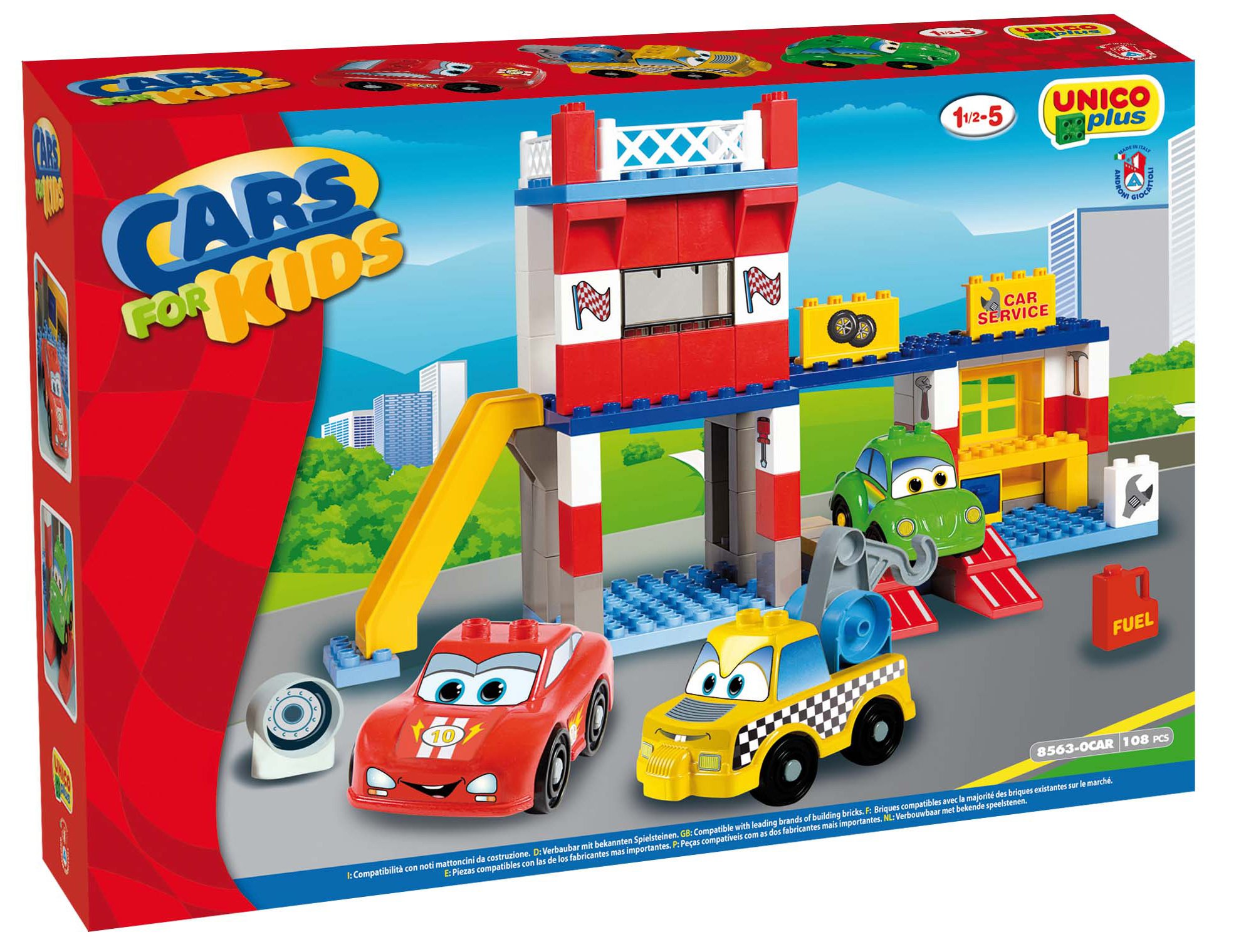 Costruzioni Plus - High-Quality Remote Control Toy Cars for Kids - Perfect for Indoor & Outdoor Play, Birthday Gifts, and STEM Learning Activities