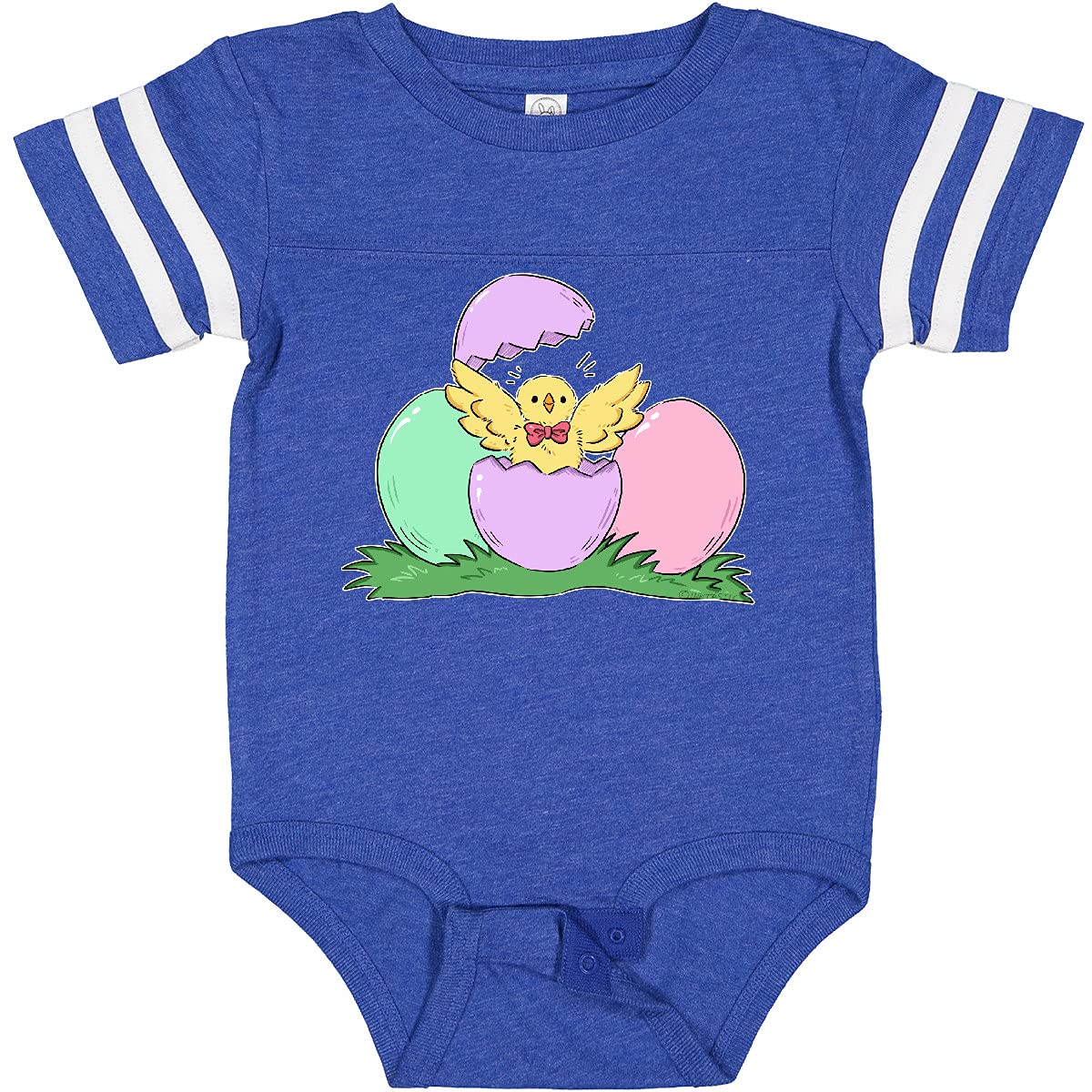 Inktastic Adorable Easter Chick Hatching from Egg Baby Bodysuit - Perfect for Easter Celebrations, Baby Showers & Spring Photoshoots
