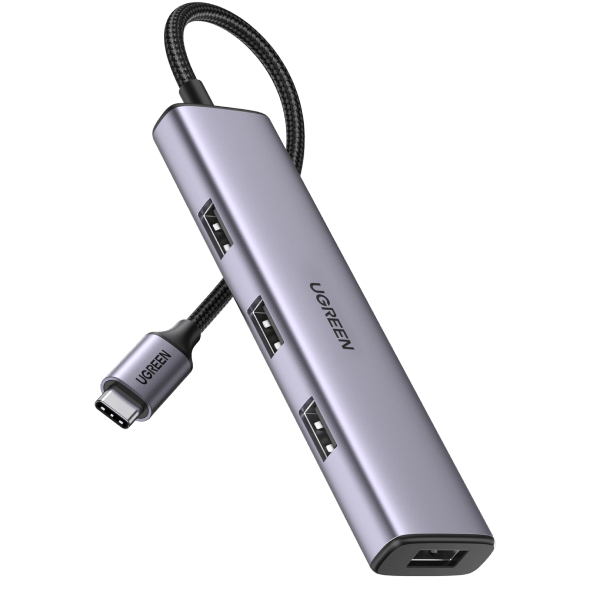 UGREEN 4-in-1 USB C Hub Adapter with HDMI, USB 3.0, SD/TF Card Reader - Perfect for MacBook Pro/Air, iPad Pro, Chromebook & More | Expand Your Workspace Anywhere