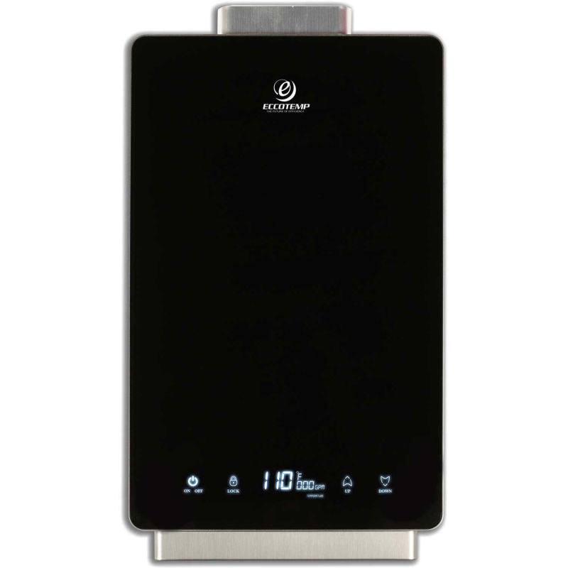 Eccotemp i12 NG Indoor 4.0 GPM Natural Gas Tankless Water Heater - Instant Hot Water for Bathrooms, Kitchens & Small Homes