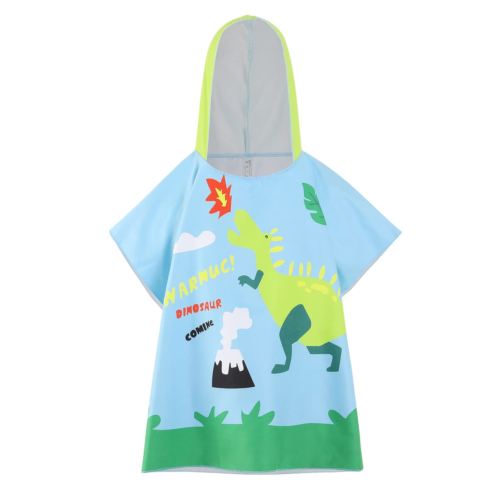 EFINNY Kids Hooded Beach Towel - Soft Bath Towel Wrap for Boys & Girls, Toddler Pool Towel with Cute Cartoon Hood - Perfect for Swimming, Beach & Bath Time
