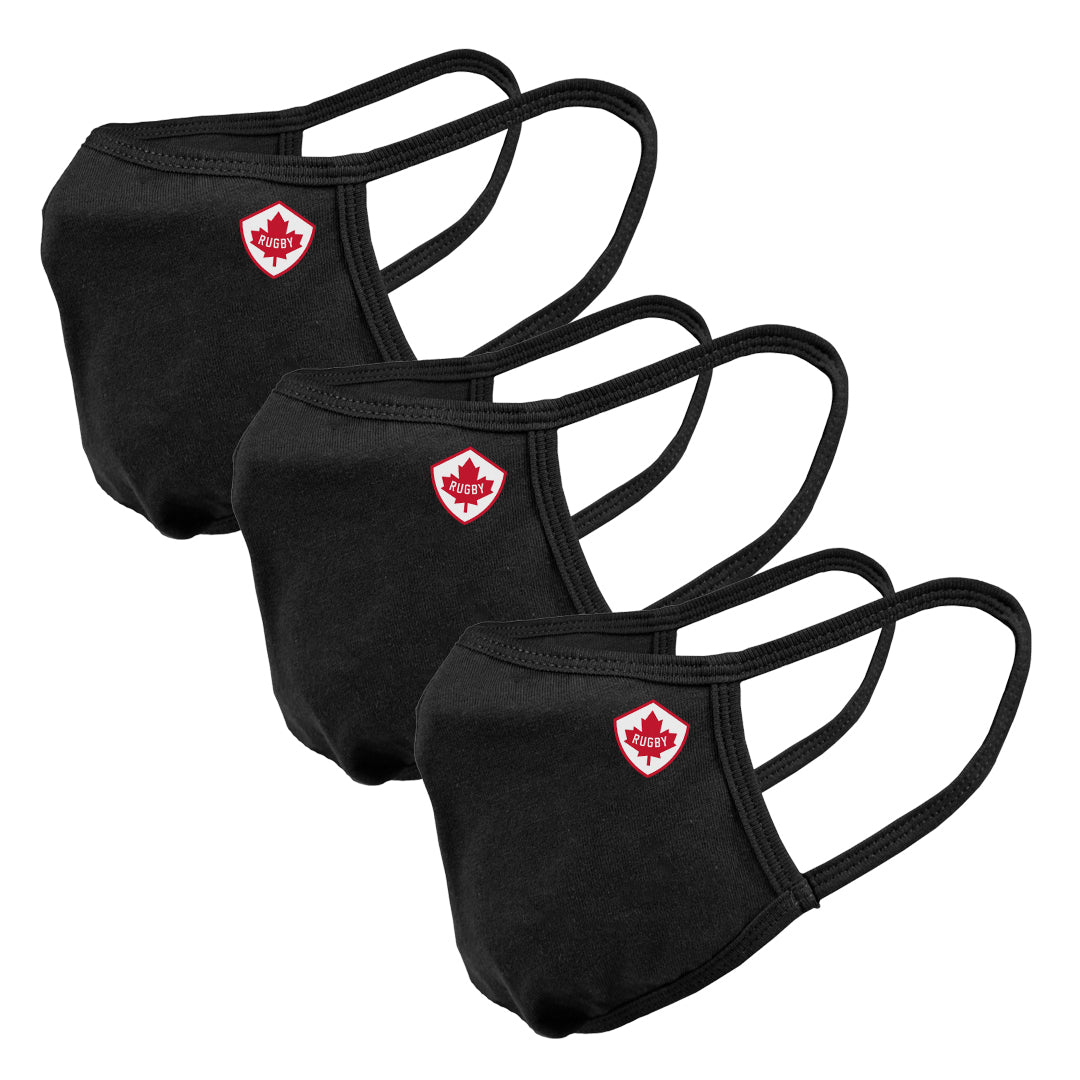 RC Youth Face Covering 3 Pack - Reusable Kids Face Masks for School, Play & Outdoor Activities - Breathable Comfortable Protective Mask Set for Children