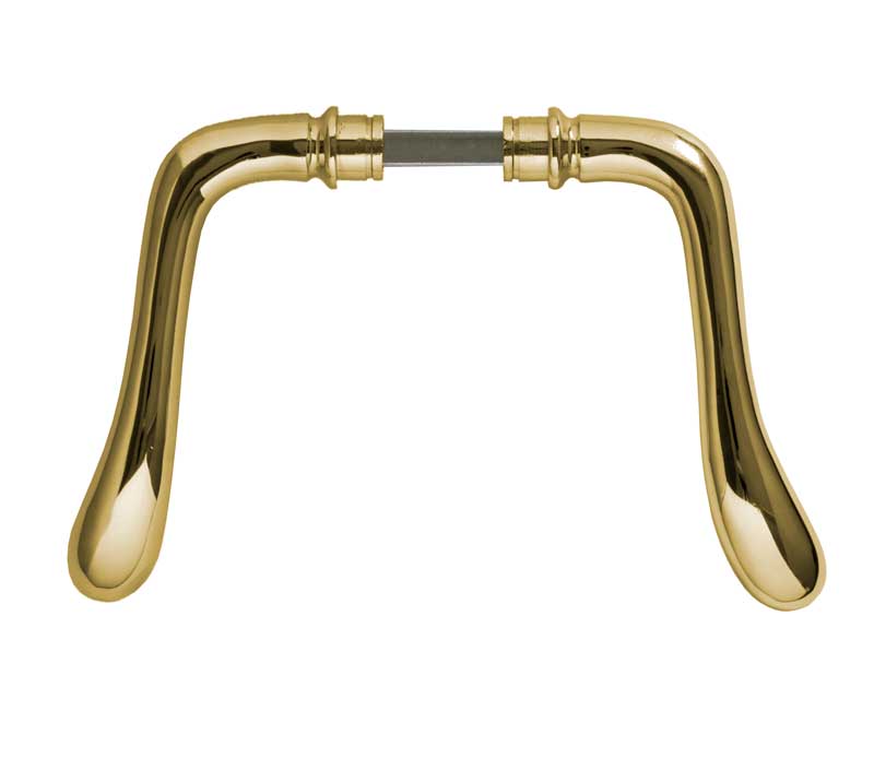Dörrtrycke Låsbolaget 647 Large Brass Lock Without Rosette - Secure Storage Boxes, Cabinets & Vintage Furniture