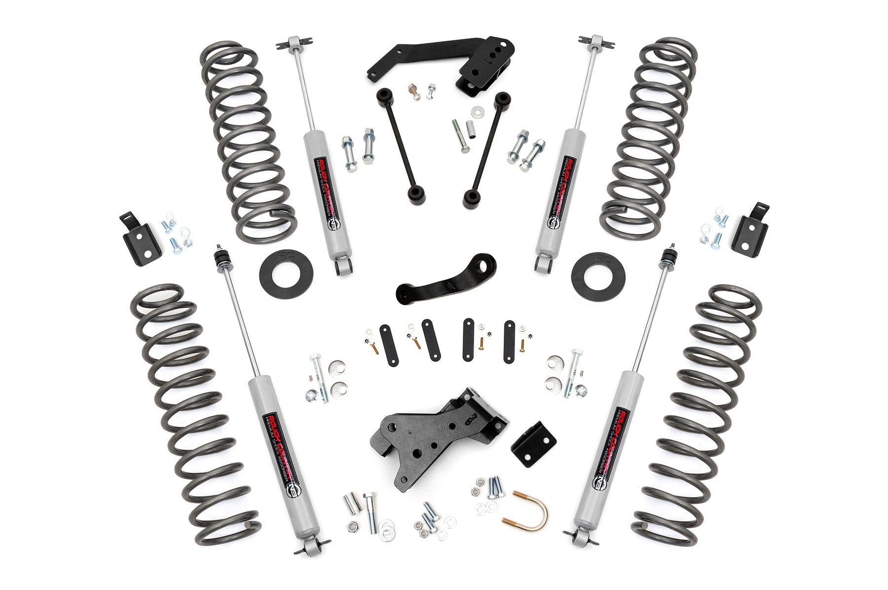 4 Inch Lift Kit for Jeep Wrangler JK 4WD (2007-2018) - Heavy Duty Suspension System - Model 68230 | Off-Road Adventure & Trail Riding Upgrade