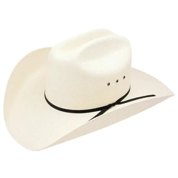 Resistol Denison 7X Bangora Straw Cowboy Hat for Men - Western Style Sun Protection Hat for Outdoor, Rodeo & Ranch Activities