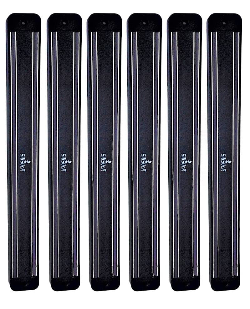 **SiliSlick 12-Inch (30.5cm) Magnetic Knife Bar - Strong Hold Kitchen Knife Organizer, Tool & Utensil Holder, Space-Saving Storage Rack for Countertop or Wall Mount - Perfect for Chefs & Home Cooks**