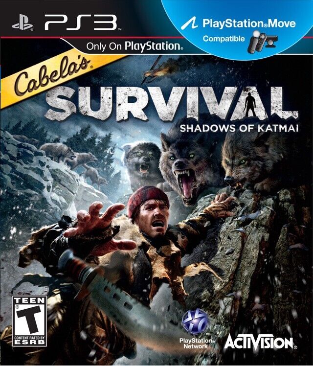 Cabela’s Survival: Shadows of Katmai - PS3 Game (PAL Version) | Action-Packed Hunting Adventure for Playstation 3 | Perfect for Outdoor Enthusiasts & Survival Game Fans