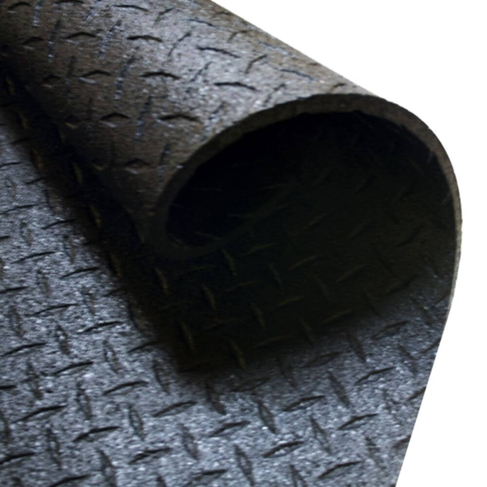Body Solid Rubber Equipment Mat 4' x 6', 3/8