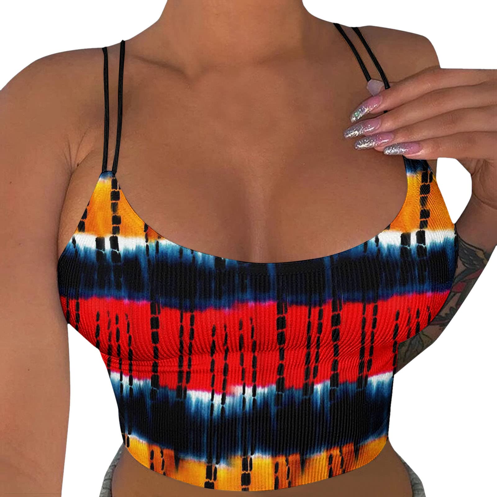 Women's Sexy Fitness Tank Tops - Yoga & Workout Crop Tops for Women - Breathable Sports Vest for Gym, Running & Summer Outfits