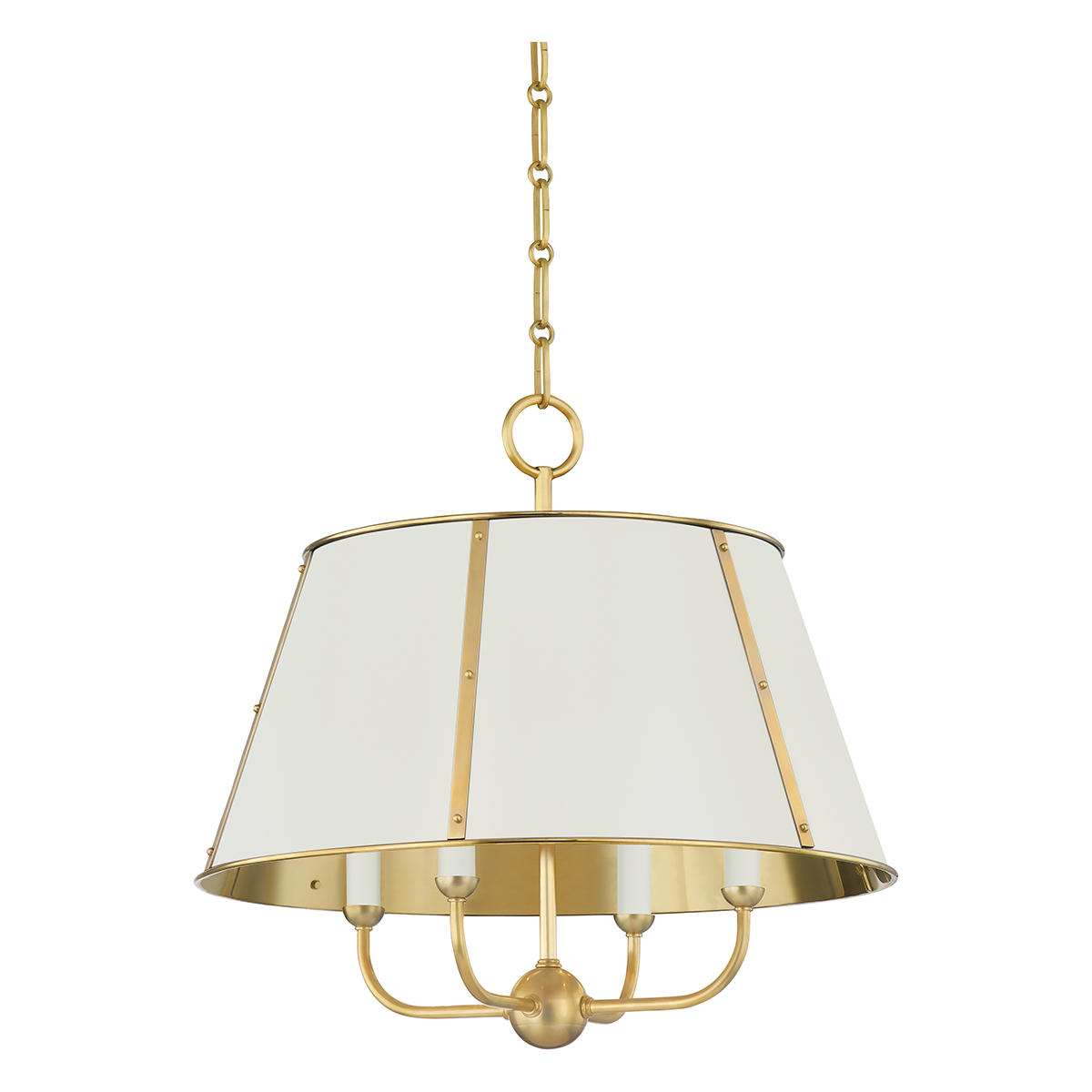 Cambridge 4-Light Chandelier - Elegant Crystal Ceiling Light Fixture for Dining Room, Bedroom & Living Room Decor