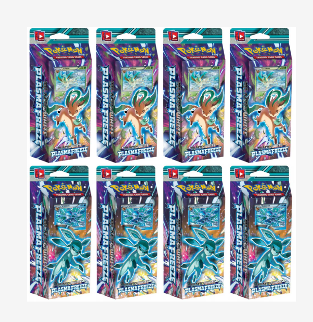 Pokemon TCG Plasma Freeze Black & White Theme Deck Display - Collectible Trading Card Game for Battles & Tournaments